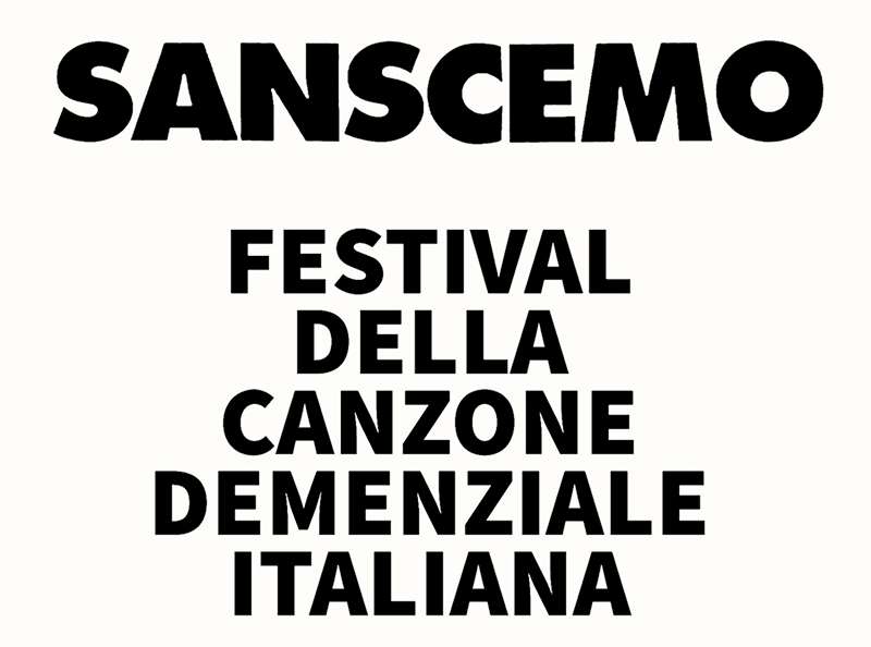 Marchio denominativo "SANSCEMO FESTIVAL DELLA CANZONE DEMENZIALE ITALIANA".